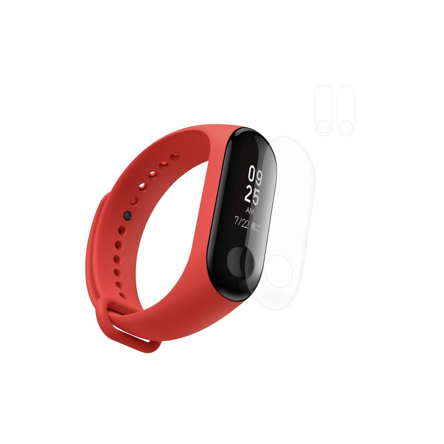 2Pcs/Set Soft TPU Näytönsuoja Films - Xiaomi Mi Band 3