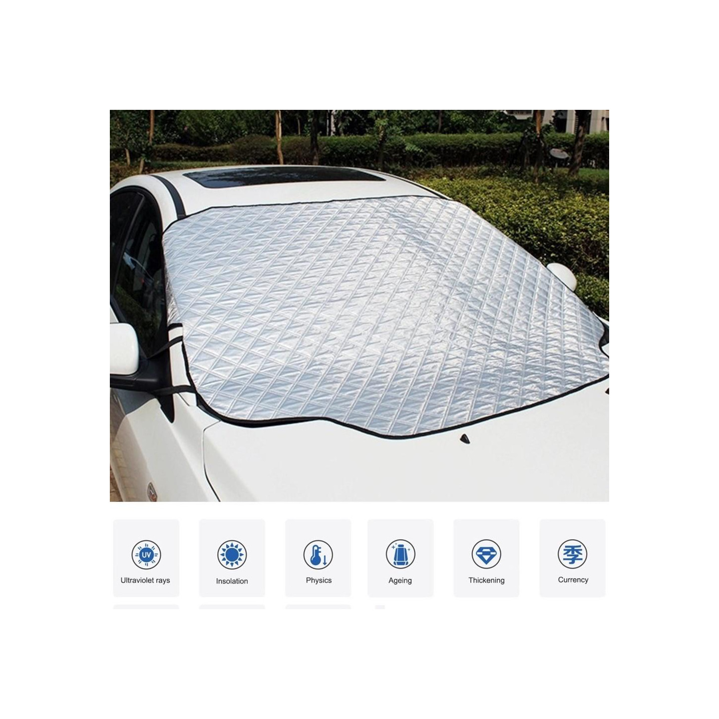 Universal Thick Cotton All Weather Car Windshield Sun protector
