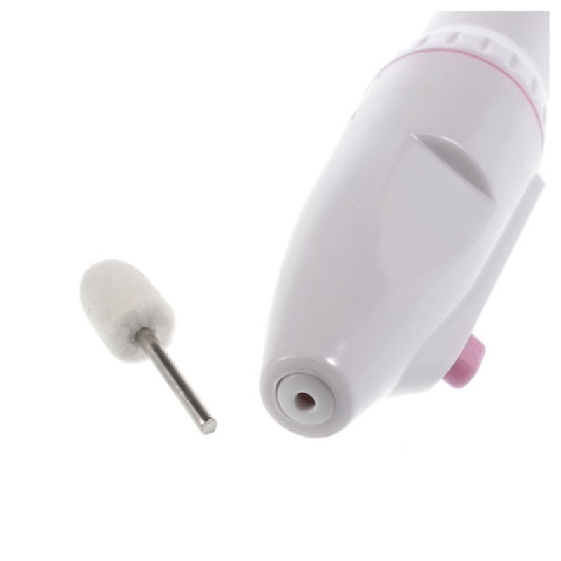 Electric Nail Grooming Kit Manicure Pedicure Grinding Heads