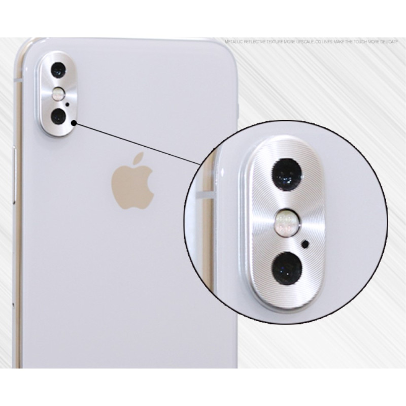 Back Camera Lens Metal Protective Kansi - iPhone X/10 - Hopea