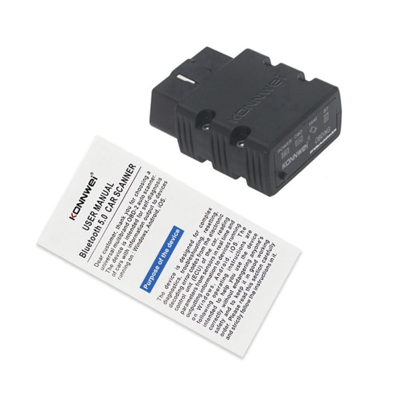KONNWEI Bluetooth ELM327 OBD2 IOS Android - diagnostiikkatyökalu