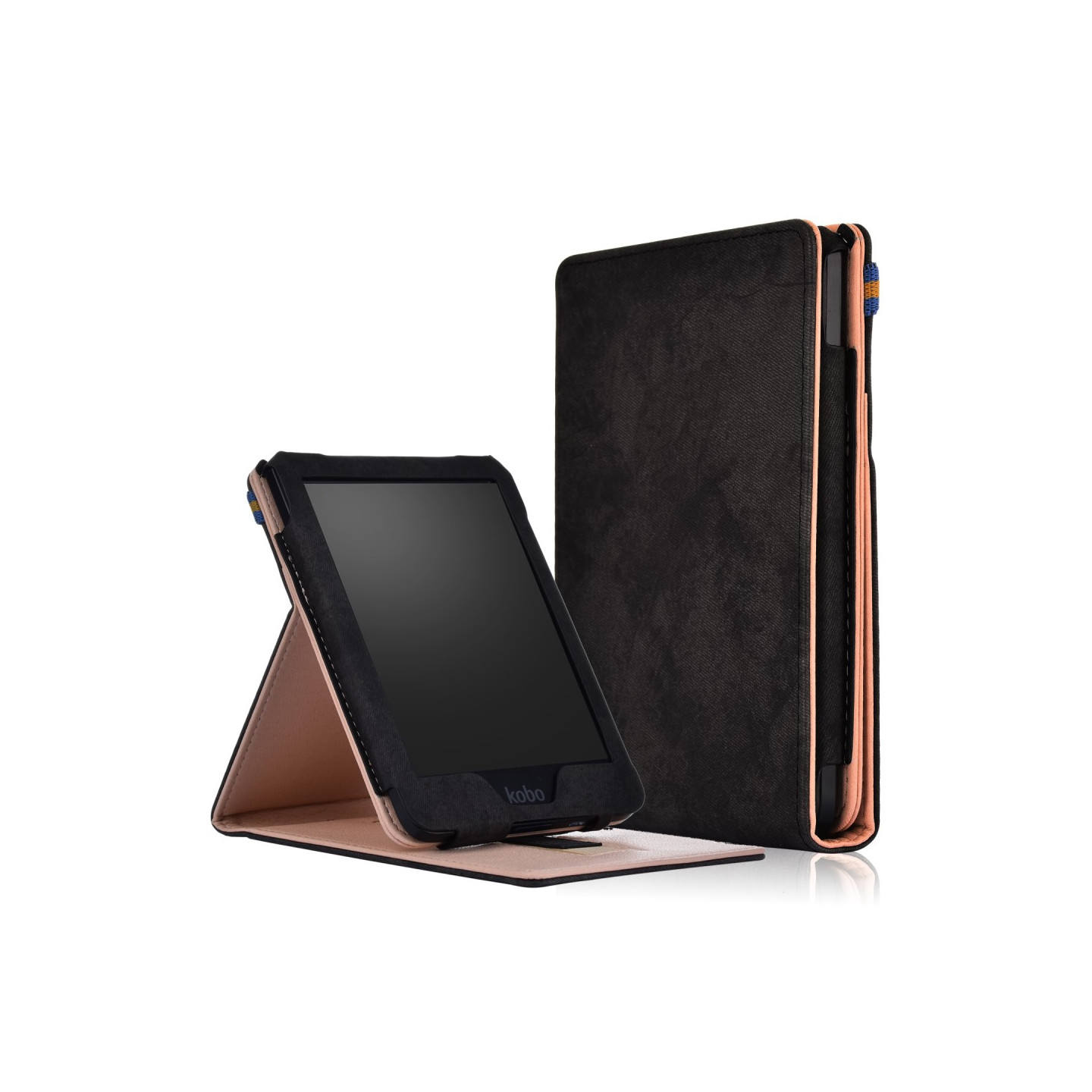 Vertical Stand Case for Kobo Clara HD - Black