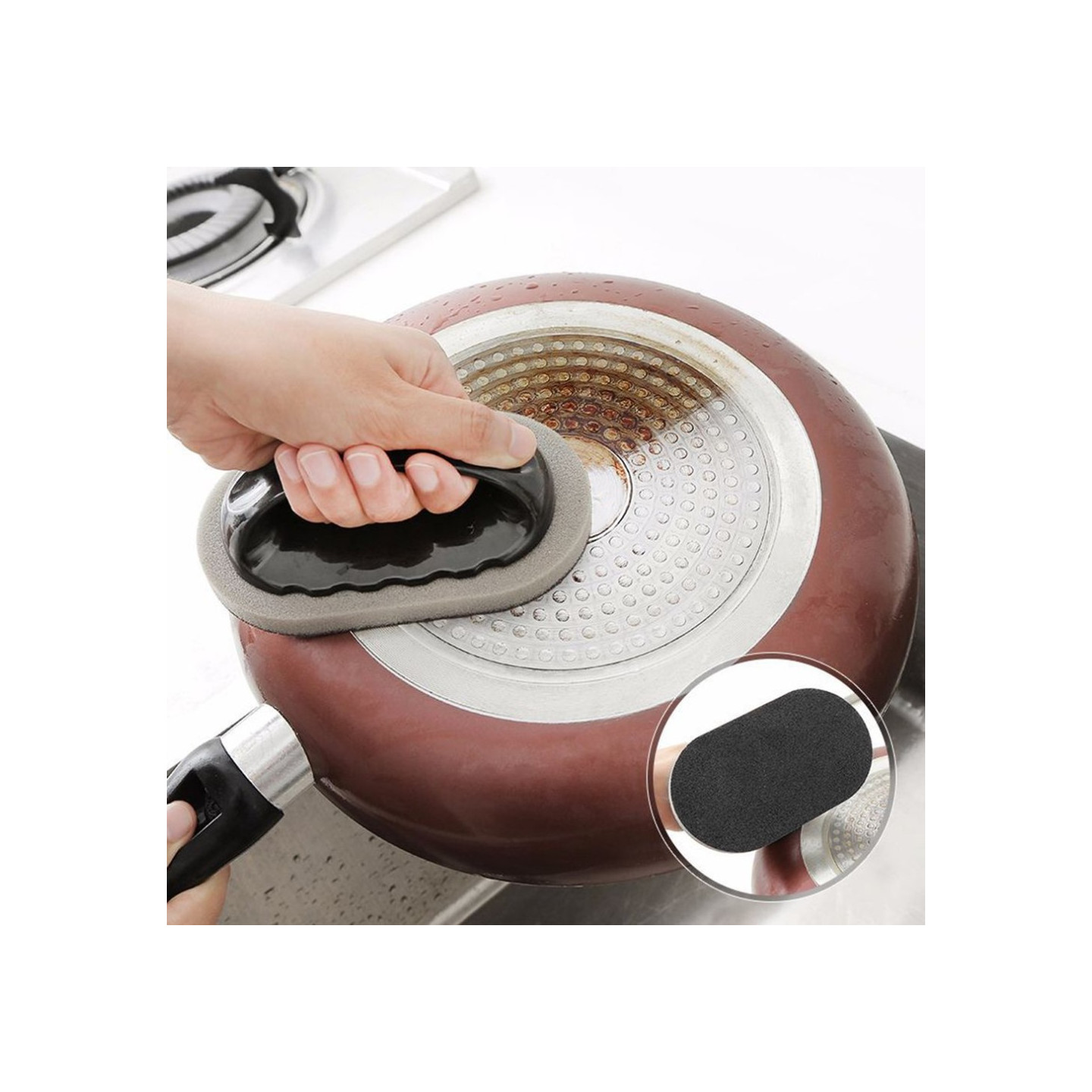 2 pieces HDA3045 Kitchen Cleaning Brush Magic Melamine Sponge