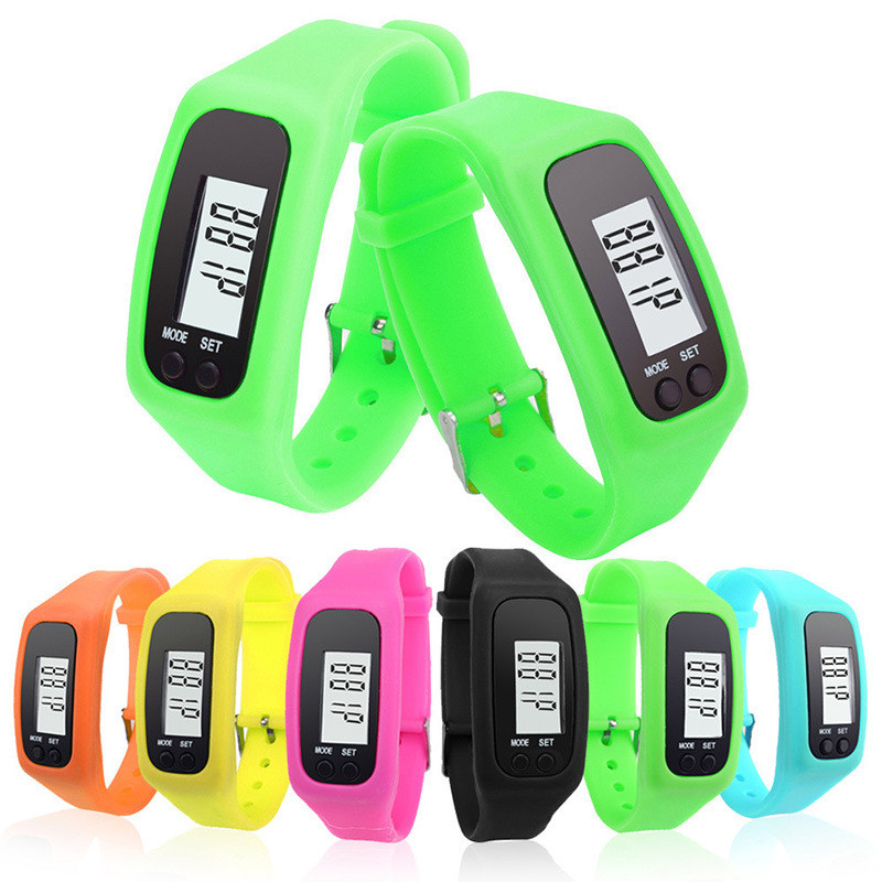 Pedometer Pedometer Klokke Modell - Hvit