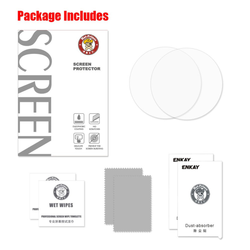 HAT PRINCE Garmin Forerunner 645 2PCS karkaistu lasi näytönsuoja