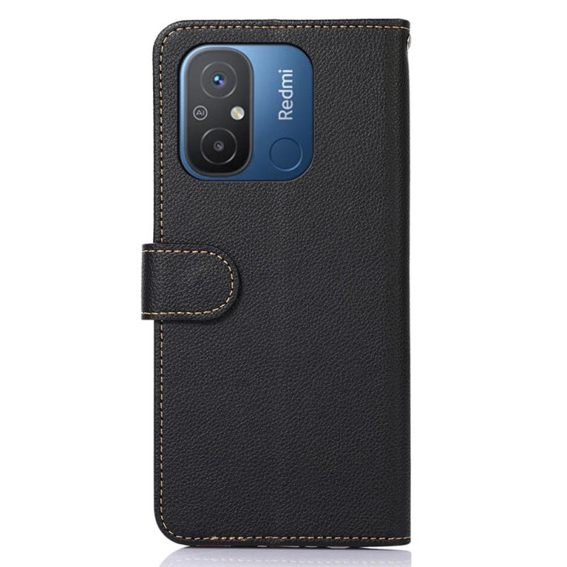 KHAZNEH puhelimen kansi Xiaomi Redmi 12C - musta/punainen