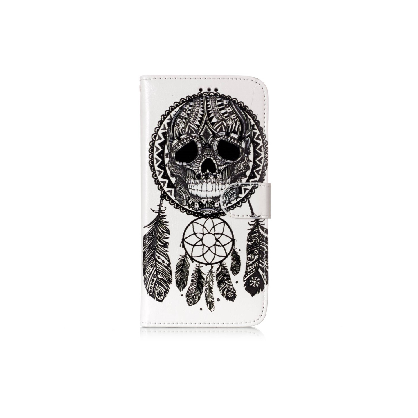 Samsung Galaxy S9 Plus Lompakkokotelo - Skull Dream Catcher