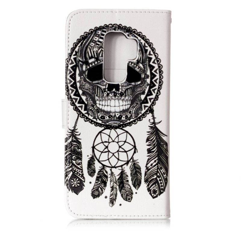 Samsung Galaxy S9 Plus Lommebok - deksel - Skull Dream Catcher