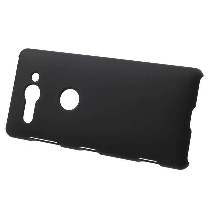 Rubberized Hard Plastic Case for Sony Xperia XZ2 Compact - Black