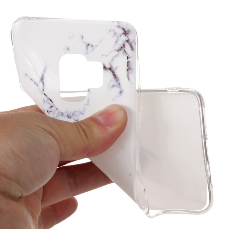 MTK Samsung Galaxy S9 SM - G960 TPU Marmor - Hvid Marmor