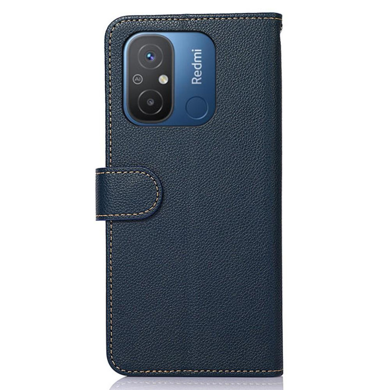 KHAZNEH Phone Cover to Xiaomi Redmi 12C - Blue/Brown