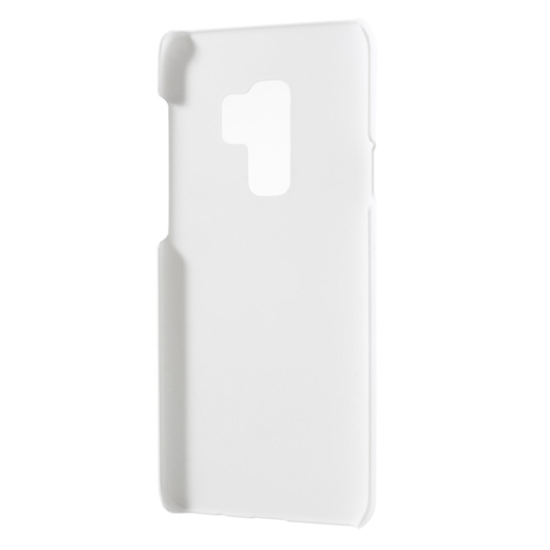 For Samsung Galaxy S9 Plus Rubberized Hard Plastic Case - White