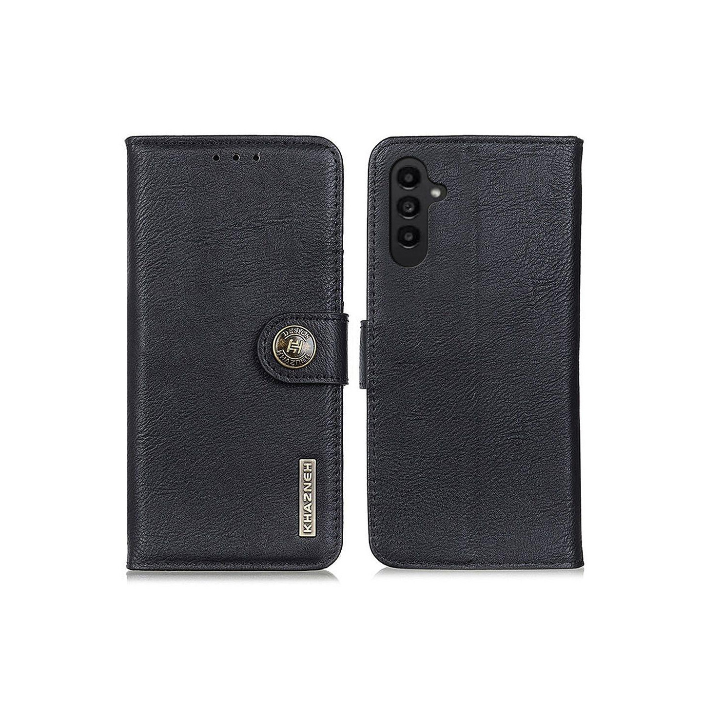 KHAZNEH Samsung Galaxy A14 5G lompakkotelolle - musta