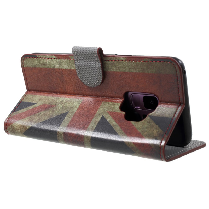 Samsung Galaxy S9 G960 Lommebok - cover - Vintage britisk flagg