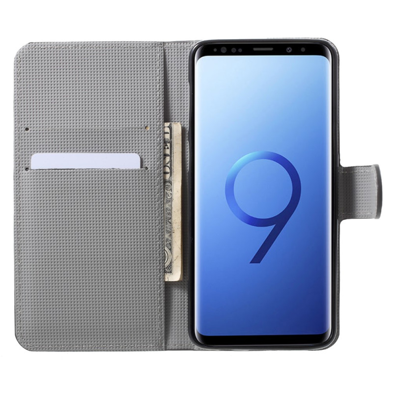 Samsung Galaxy S9 G960 Stand Kansi Suojakuori - Vintage UK Flag