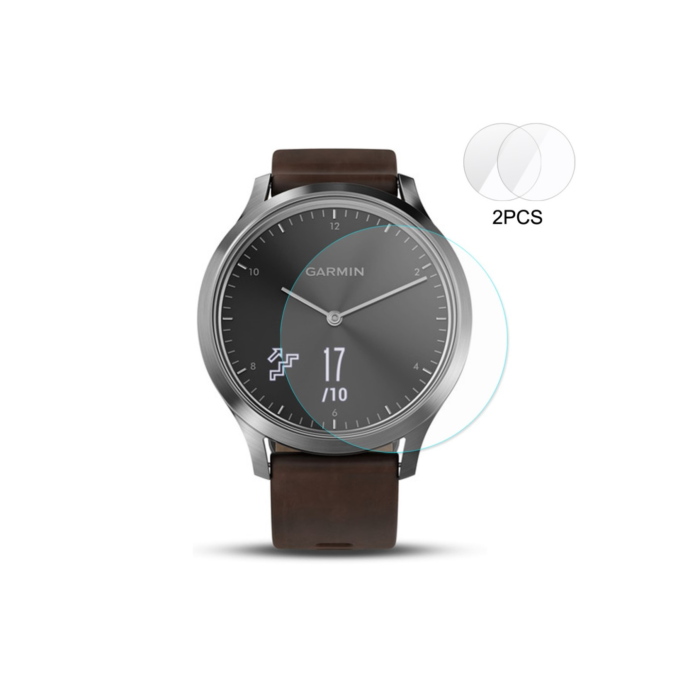 2PCS HAT PRINCE Tempered Glass Näytönsuoja Garmin Vivomove HR