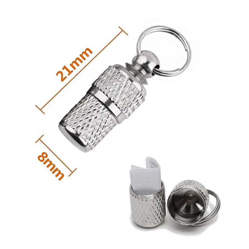 Dog Cat Anti - lost Address Storage Tube Pet Tags Necklace Pendant