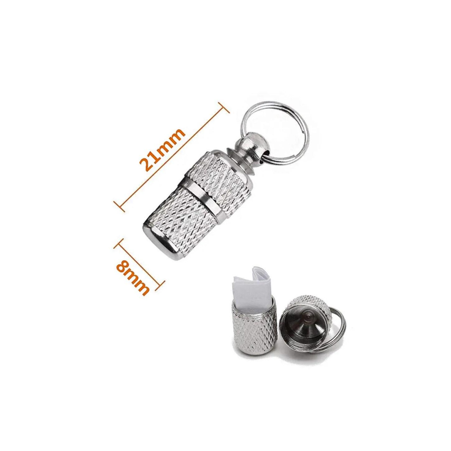 Dog Cat Anti - lost Address Storage Tube Pet Tags Necklace Pendant