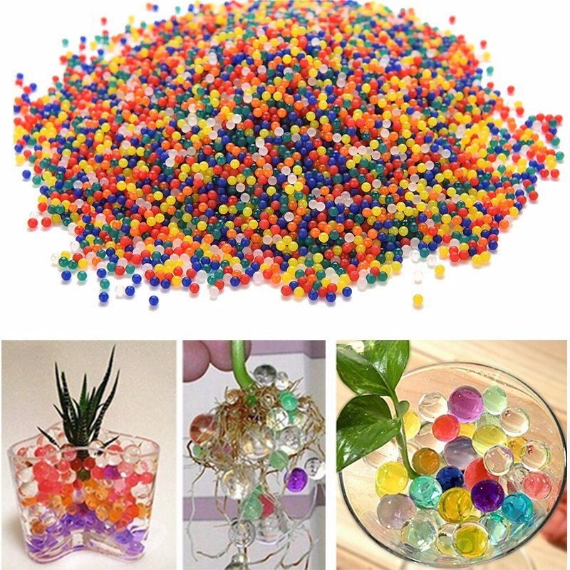 260g Soilless Growing Beads Colorful Assorted Water Decoration Vase Filler, Bead