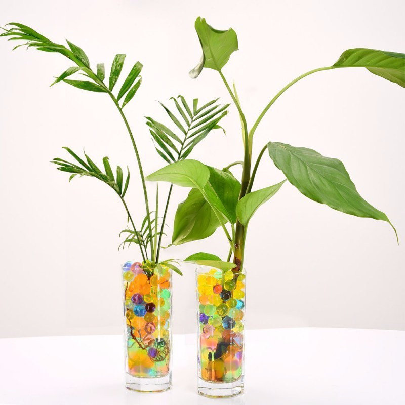 260g Soilless Growing Beads Colorful Assorted Water Decoration Vase Filler, Bead