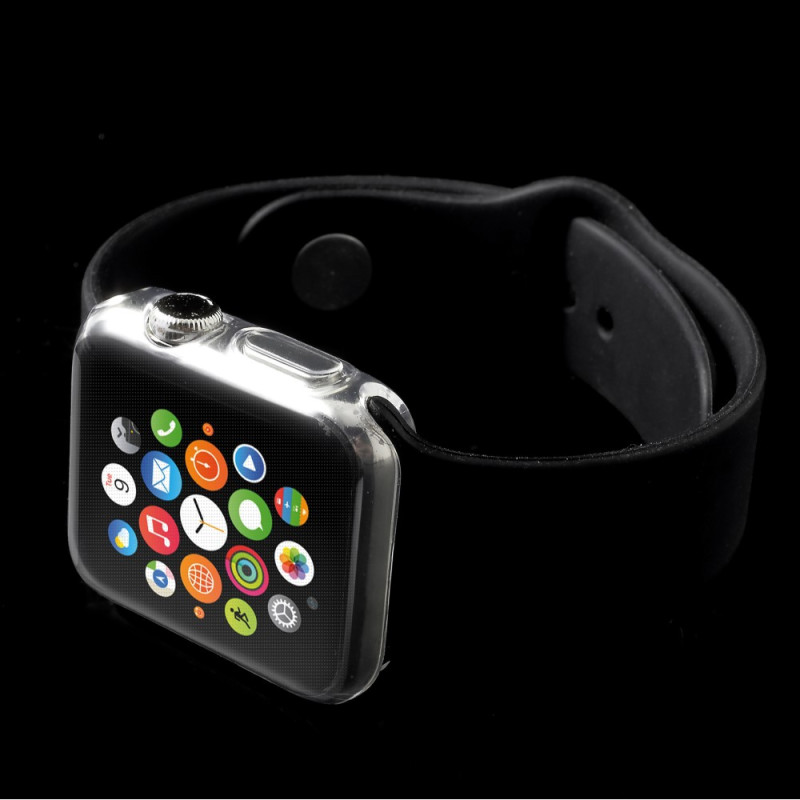 Clear Tpu Case with Non - slip Inner for Apple Watch Series 3 2 1 38mm