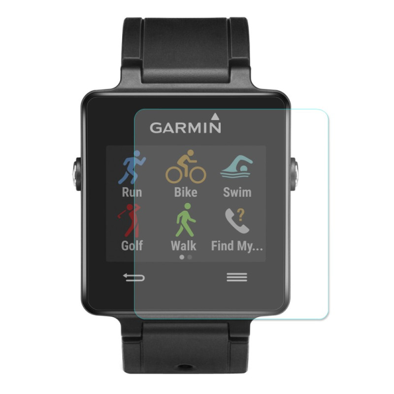 2 stk HAT PRINCE Garmin Vivoactive hærdet glas 0.2mm