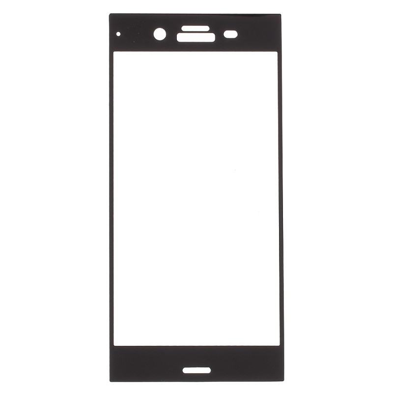 3D Tempered Glass Full Screen Coverage Sony Xperia XZ1 - Black