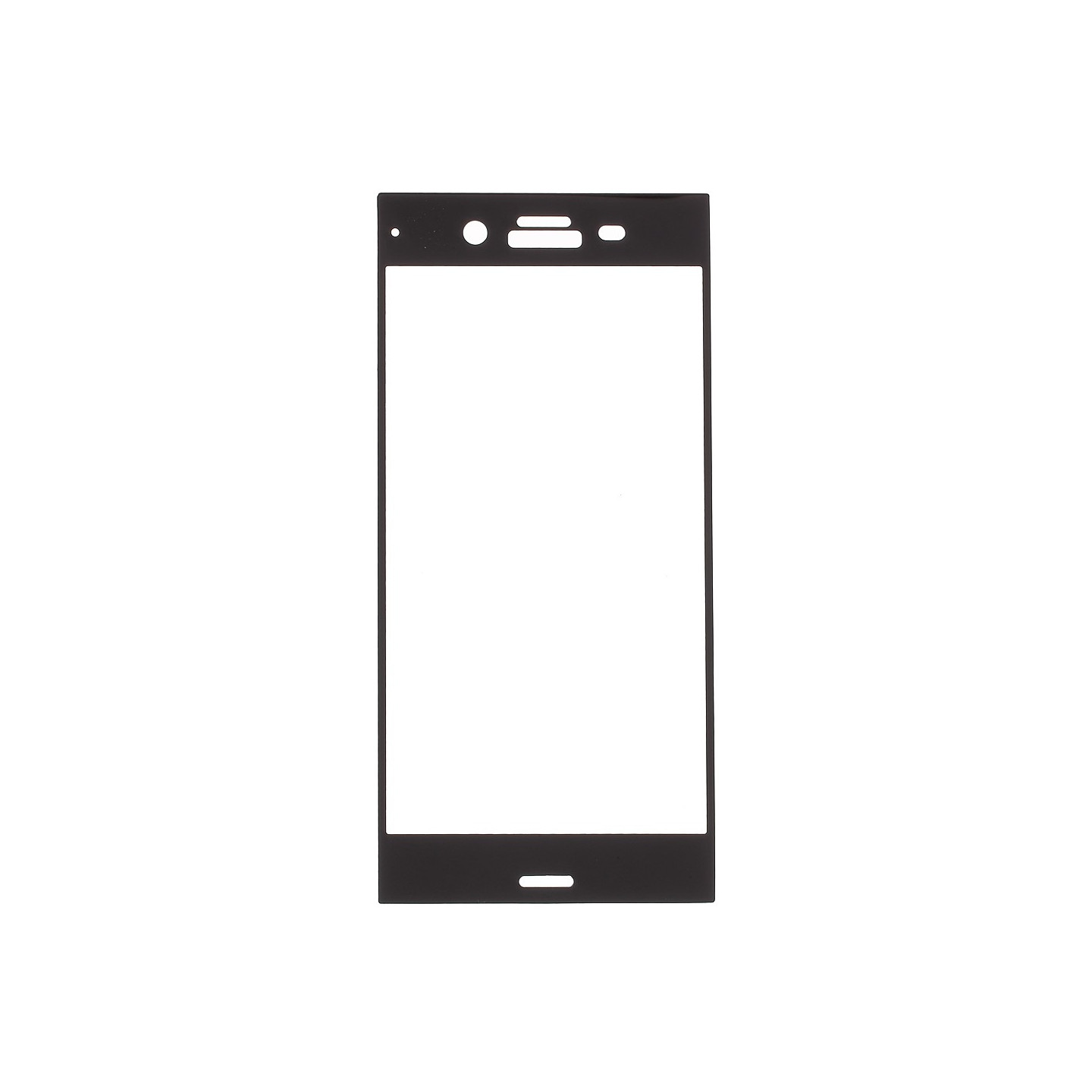 3D Tempered Glass Full Screen Coverage Sony Xperia XZ1 - Black