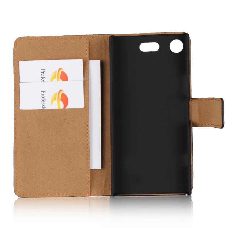 Sony Xperia XZ1 Compact Split Lommebok - deksel - Svart