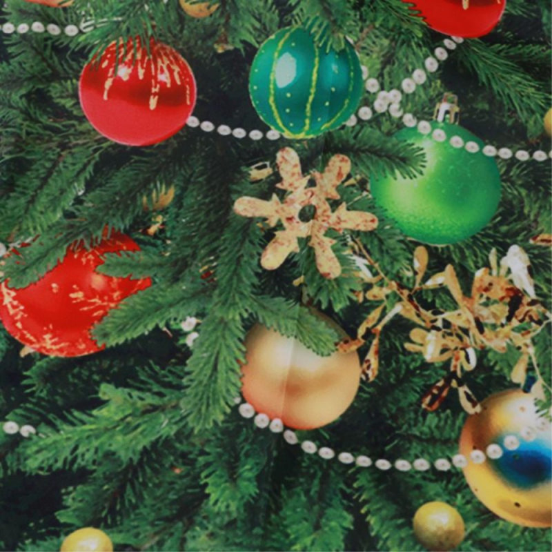 Shower Curtain Christmas Home Decor - Christmas Tree