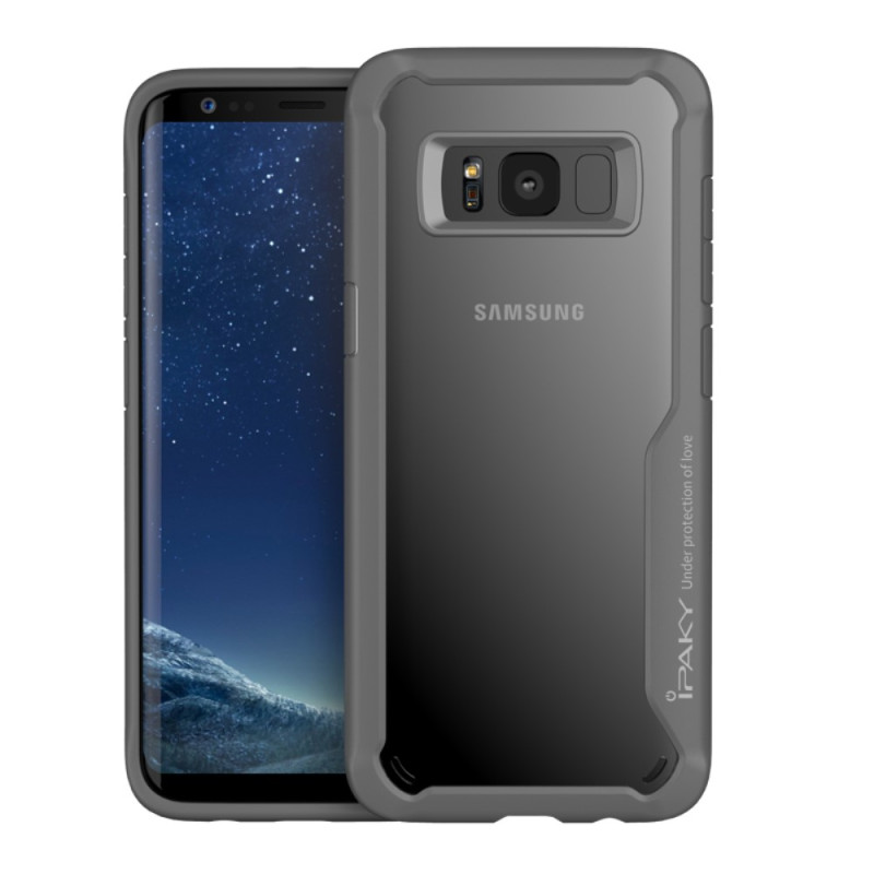 IPAKY Samsung Galaxy S8 Plus TPU Hybrid Skal - Gray