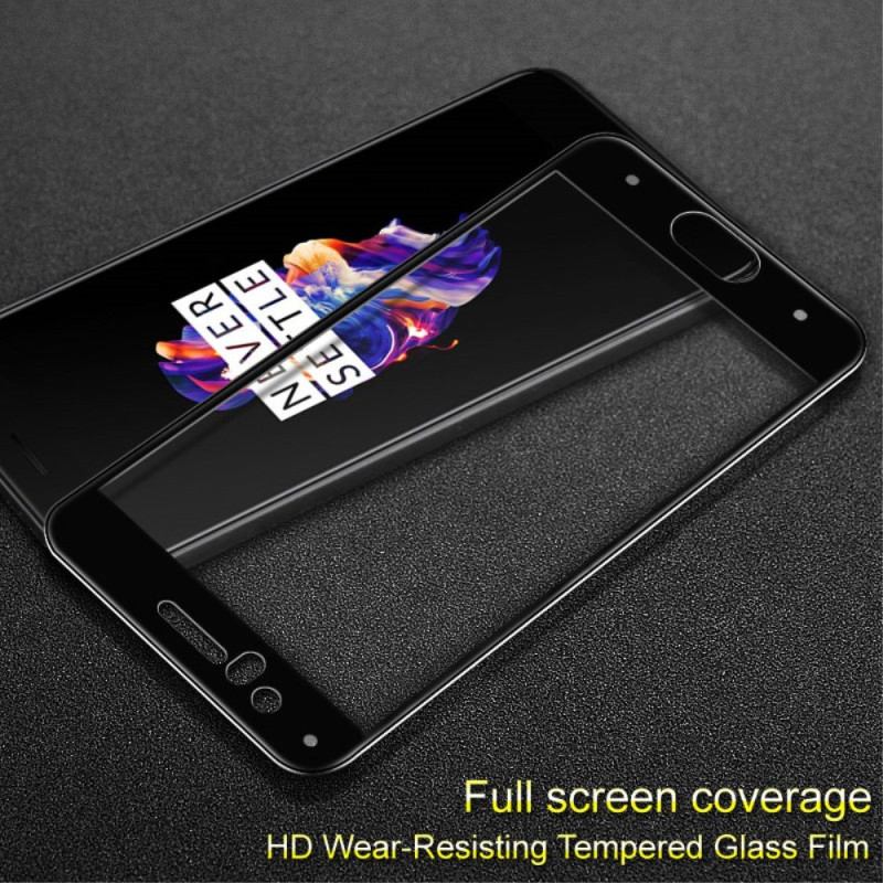 IMAK Full Cover Herdet Glass til OnePlus 5 - Svart