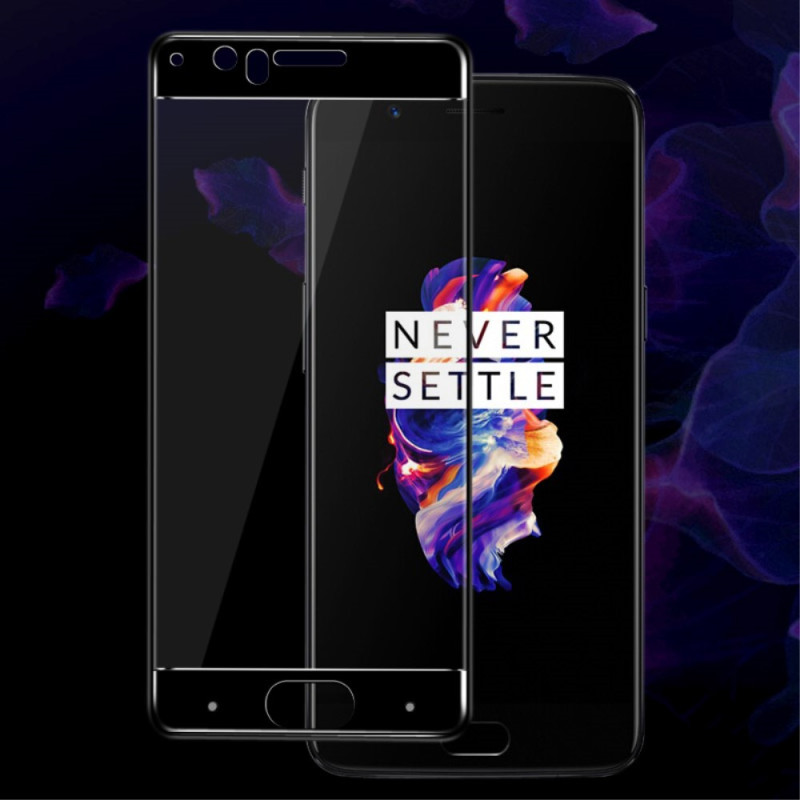 IMAK Full Cover Herdet Glass til OnePlus 5 - Svart
