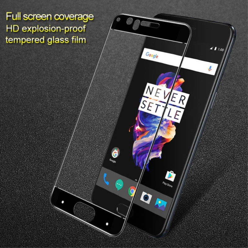 IMAK Full Size Tempered Glass Protector Film - OnePlus 5