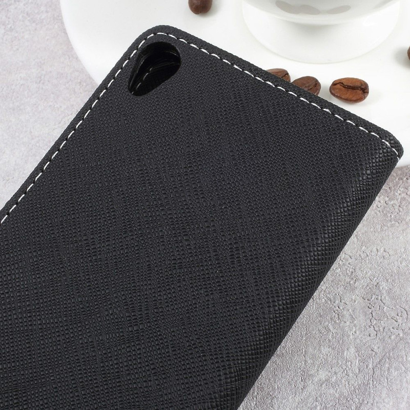 Cross Texture Wallet Case for Asus Zenfone Live ZB501KL