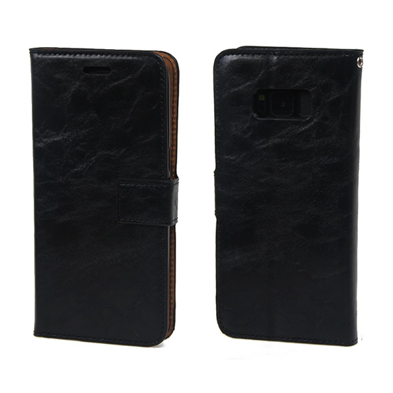 Samsung Galaxy S8 - 2 i1 plånbokscase / Skal - Black