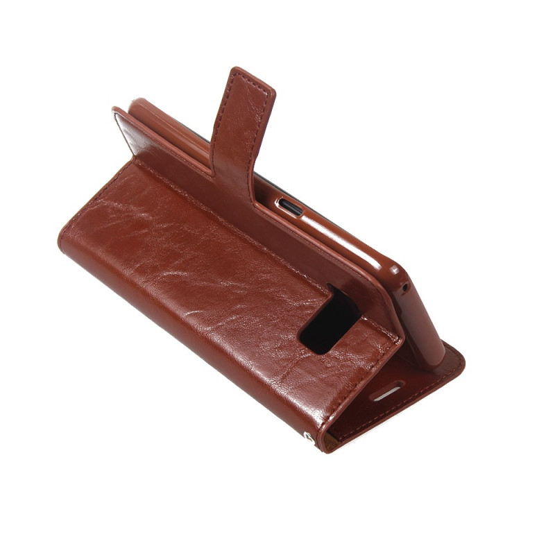 Samsung Galaxy S8 - 2 i 1 plånbokssuojakuori / Skal - Ruskea