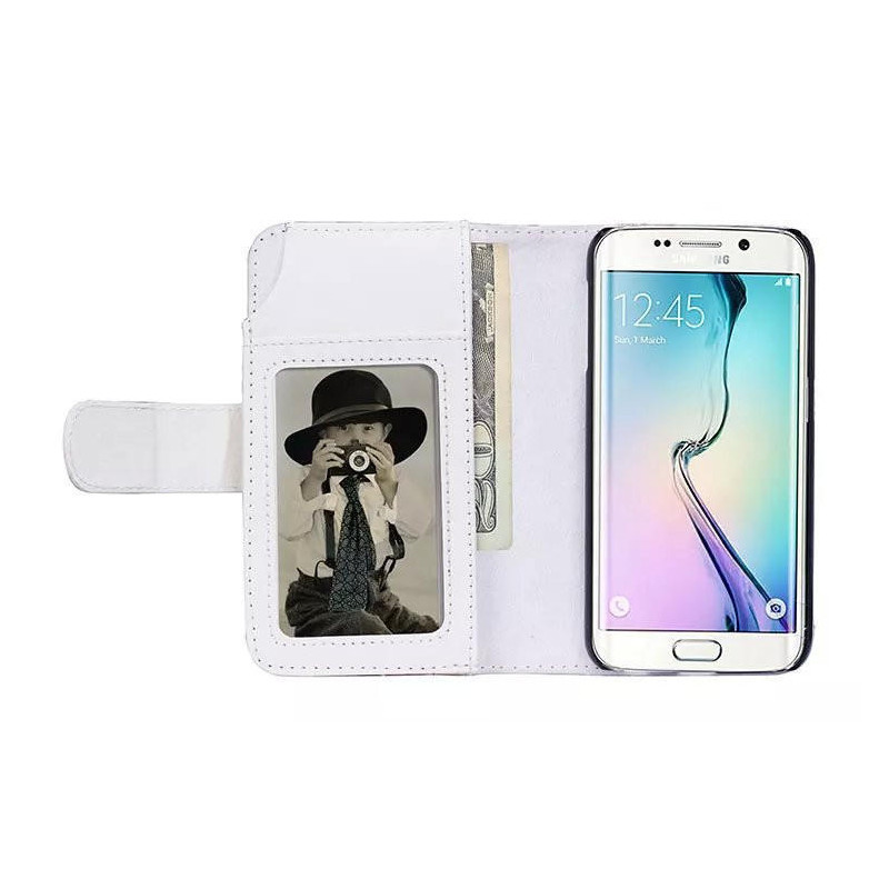 Samsung Galaxy S8 Plus Wallet Case with 6 kortplatser White