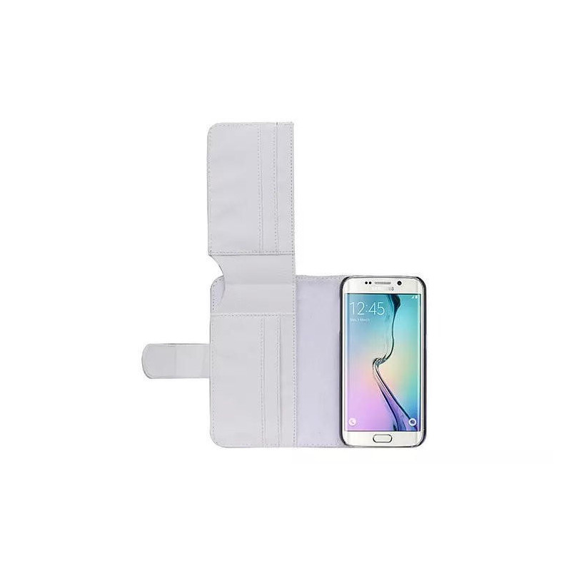 Samsung Galaxy S8 Plus 6 Slot Lommebok - deksel Hvit