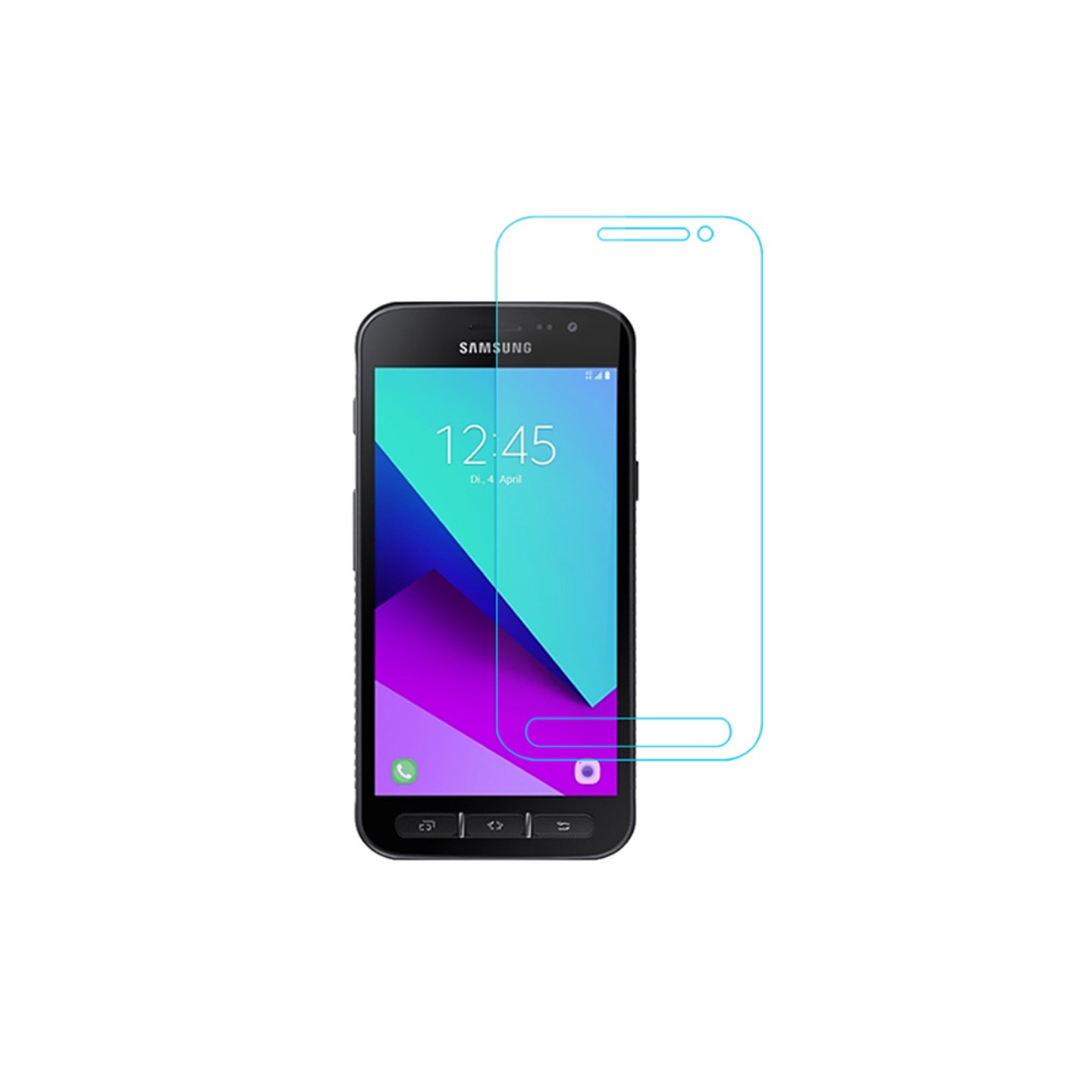 Samsung Galaxy Xcover 4 Herdet glass 0,3mm
