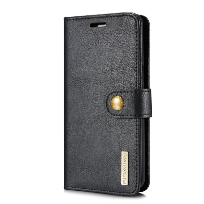 DG.MING Samsung Galaxy S8 Split Läder Lompakkokotelo - Musta