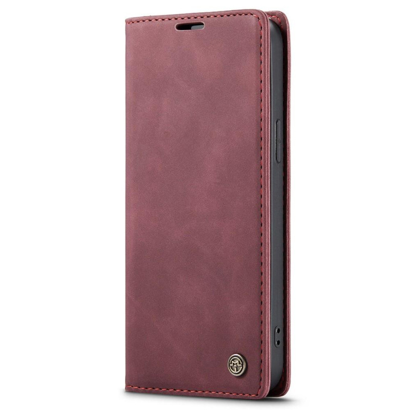 CASEME Retro Wallet Case for iPhone 15 Pro - Red