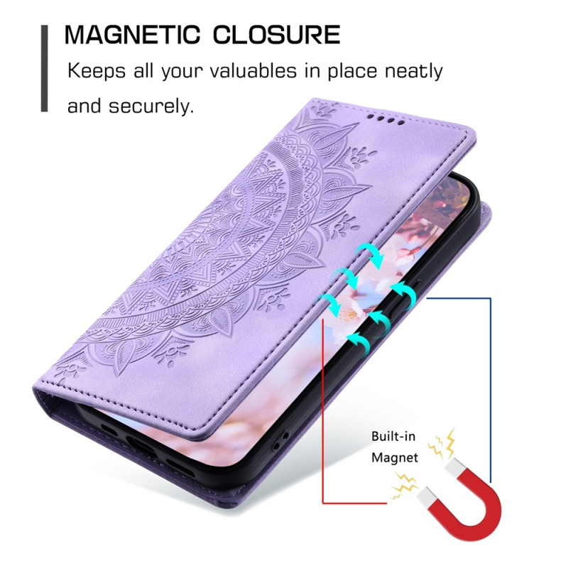 Case for iPhone 17 Pro Max with Magnetic Closure Pattern Imprinted