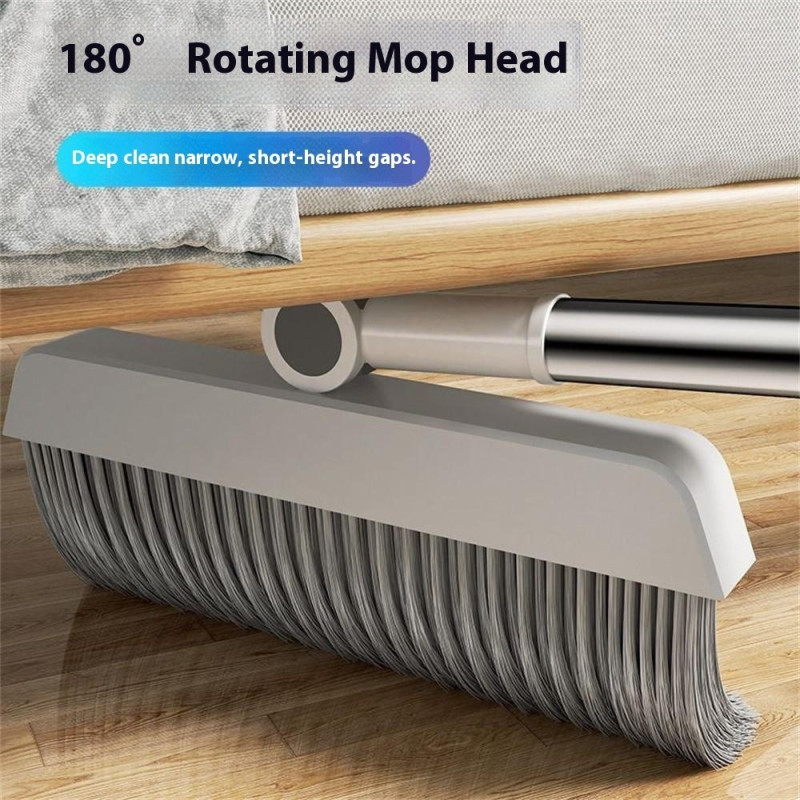 Fejebakkebørste, skovlkost og fejebakkesæt til støvfejning med skrabende tænder