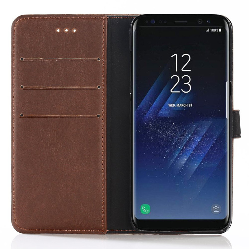 Samsung Galaxy S8 Plus Stilig Lommebok - cover Mørkebrun