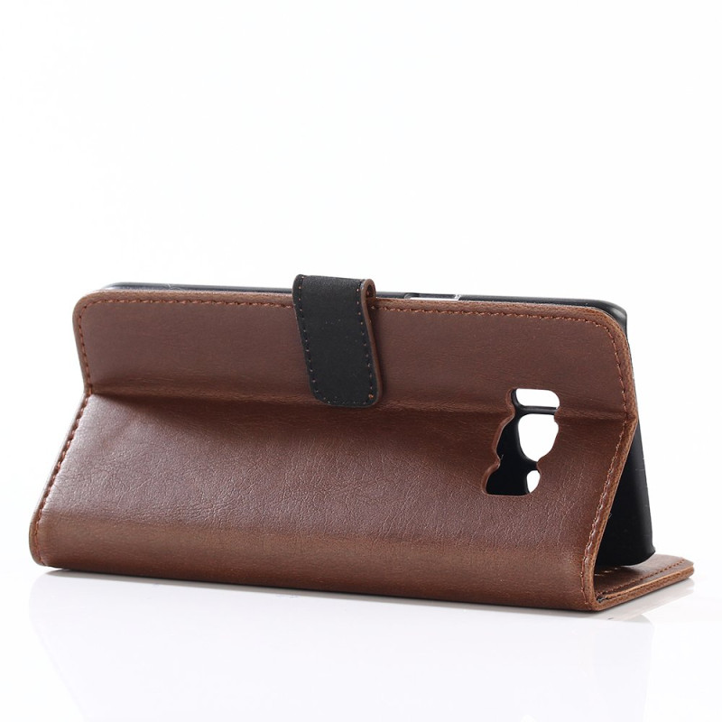 Samsung Galaxy S8 Plus Stilig Lommebok - deksel Mørkebrun