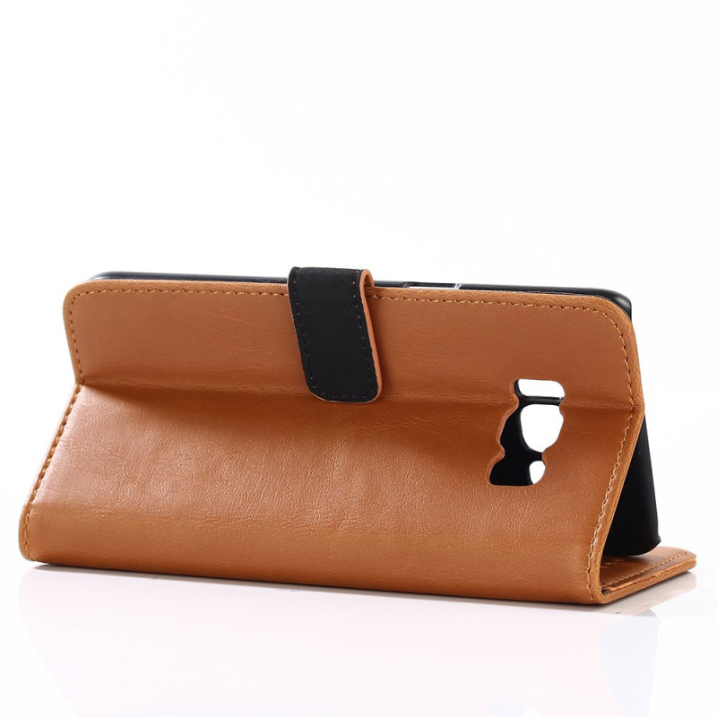 Samsung Galaxy S8 Stilrent plånbokssuojakuori LjusBrun