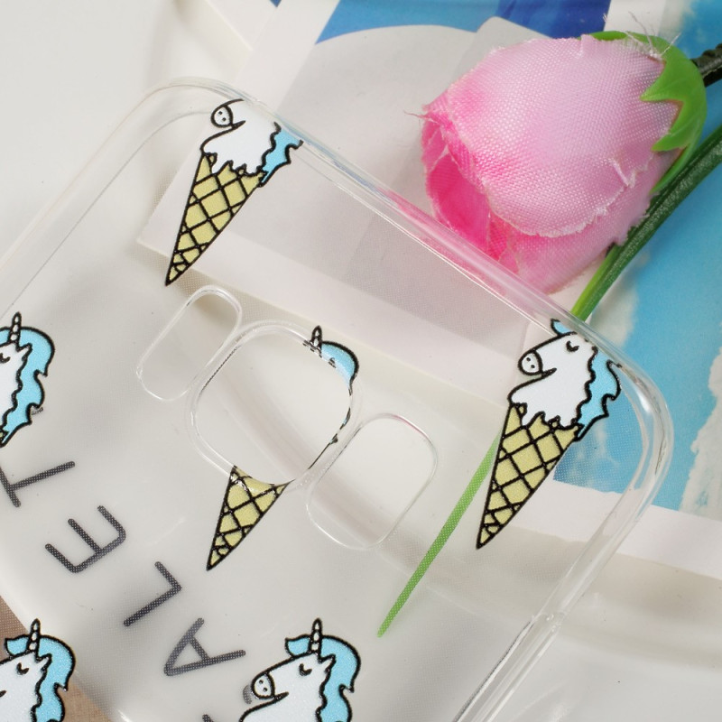 Samsung Galaxy S8 TPU case - Unicorn Ice Cream
