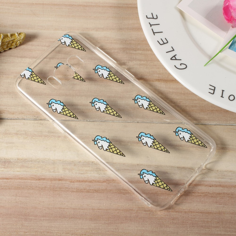 Samsung Galaxy S8 TPU case - Unicorn Ice Cream