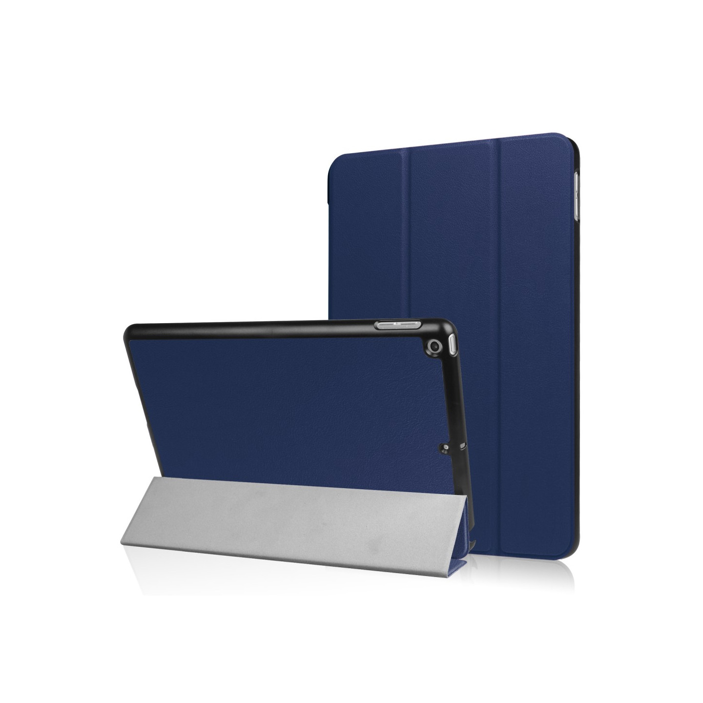 iPad 9.7" (2017/2018) Slim Fit Trifoldbart deksel - Mørkeblå